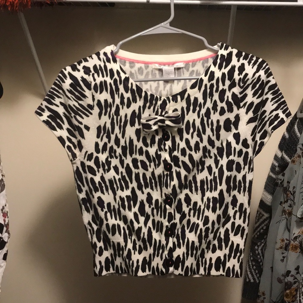 Cheetah print sweater